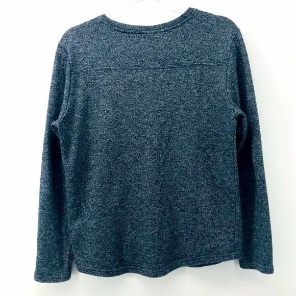 Volcom Sweatshirt Mens Small Gray Light Weight Pull Over Crew Neck Basic Cozy - Picture 6 of 10